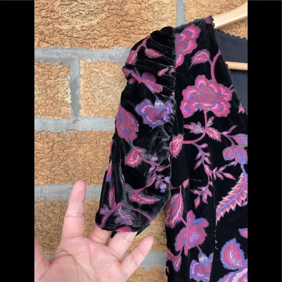 REBECCA MINKOFF
Arlette Printed Velvet Short-sleeve Dress Size 4 - Picture 8 of 13